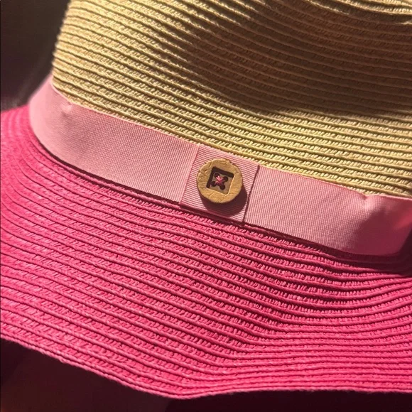 🆕 Croft & Barrow Packable Two-Tone Pink and Tan Hat - Picture 2 of 4